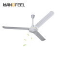 56 Inch SMC Style AC Ceiling Fan with Three Flat Metal Blades for South America Market